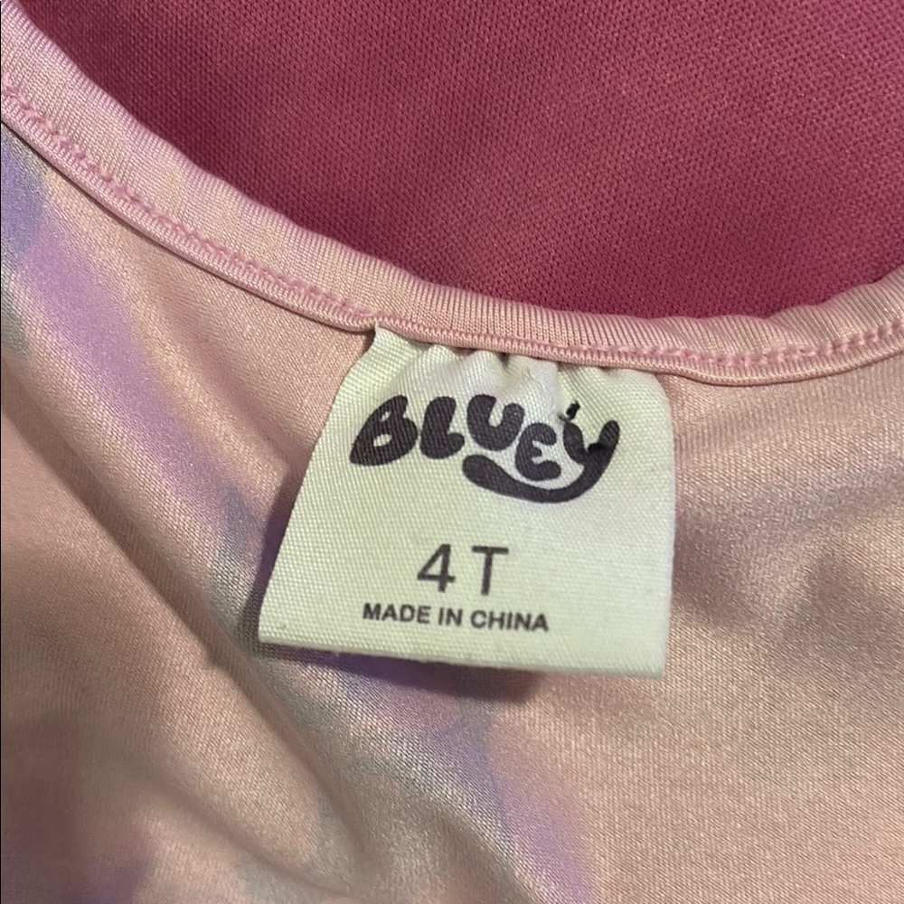Bluey Kids' Pink and Purple Shirt